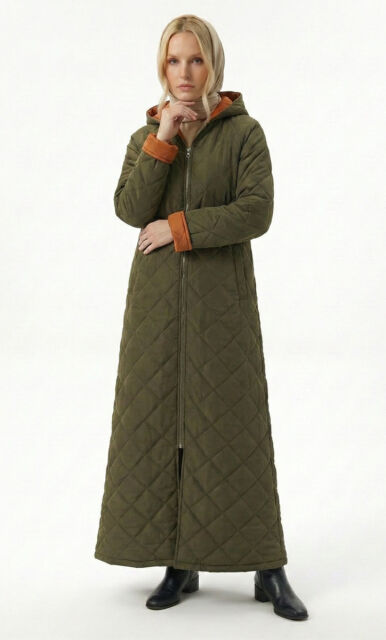 Vivezza Çift Taraf Trençkot Kapitone Manto 7050-04 HAKİ KİREMİT - 2