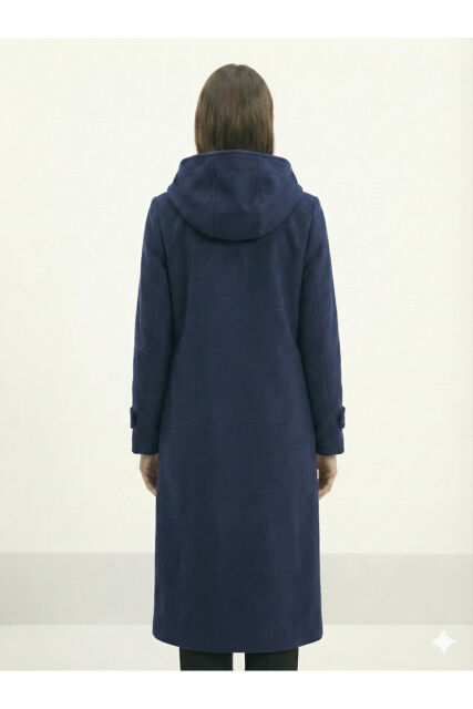 Vivezza Kapşonlu Kaşe Tunik 7049-02 Lacivert - 7