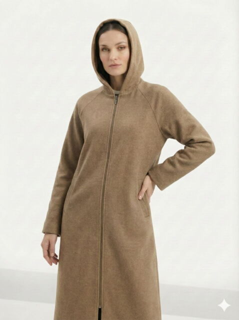 Vivezza Kaşe Manto 7054-04 BEJ - 5